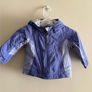 L.L. Bean Infant, Toddler Light Purple Puffer Jacket with Grow Cuffs, 12-18 M